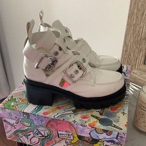 Jeffrey Campbell biker boots